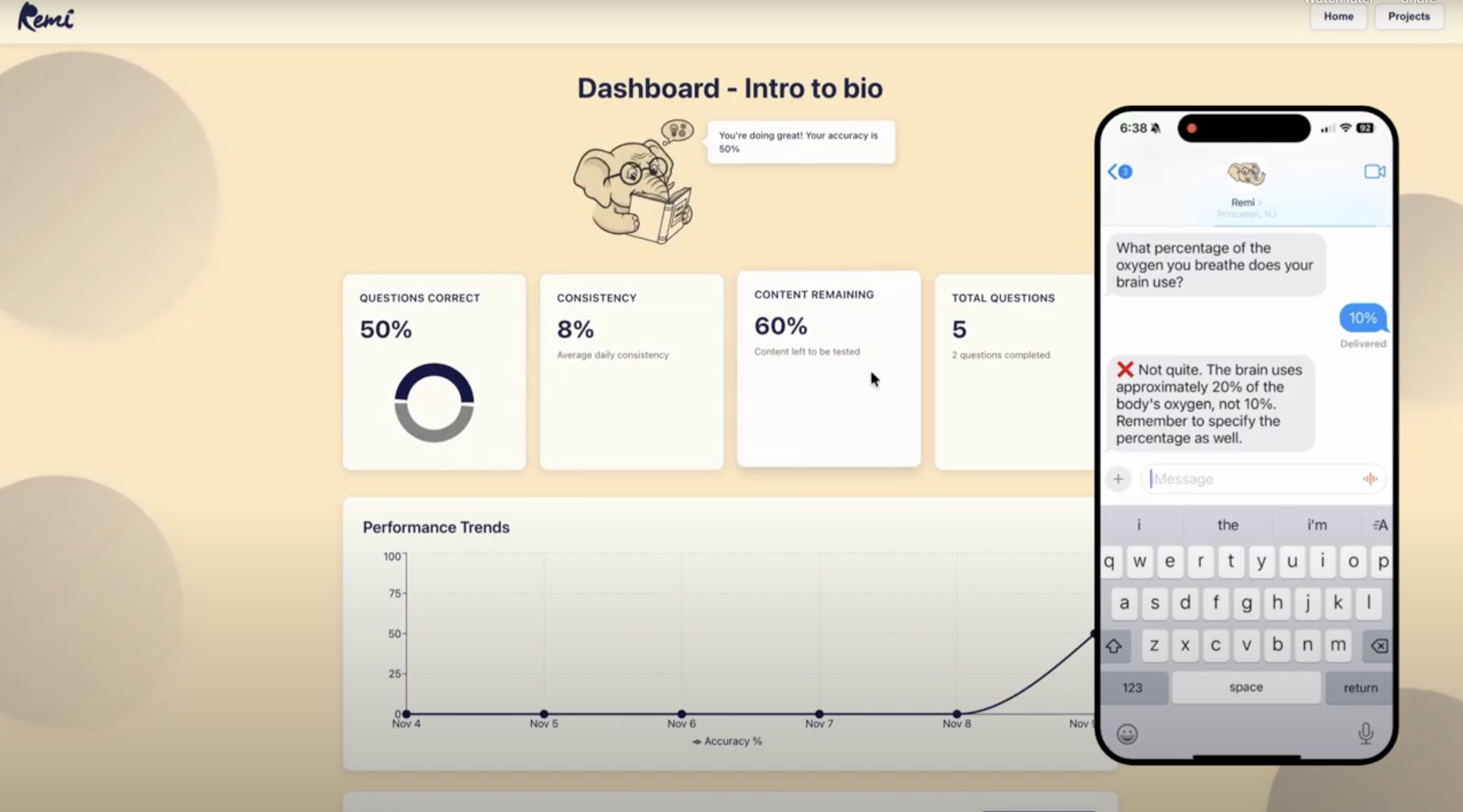 Remi Intro to Bio Dashboard